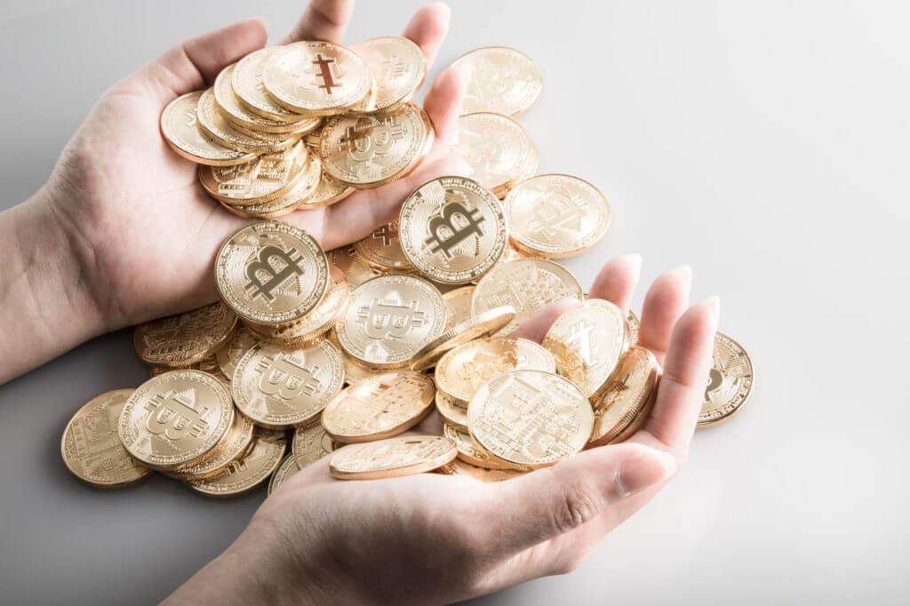 仮想通貨を手に入れる様子