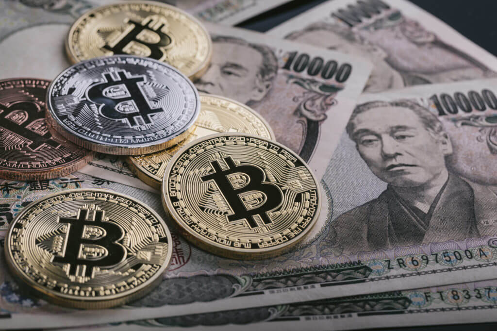 仮想通貨と一万円札