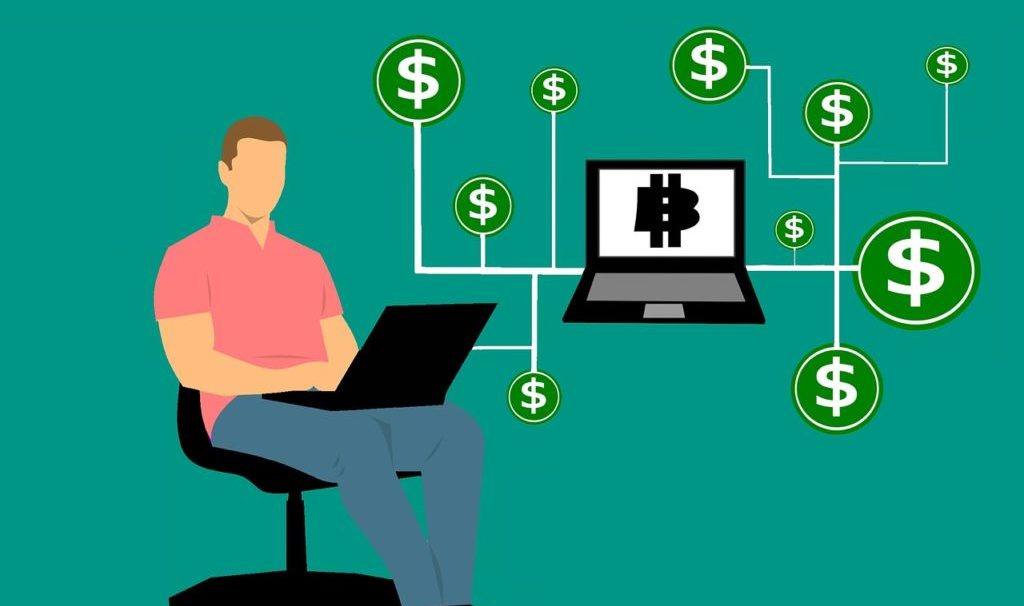 マイニングをする様子