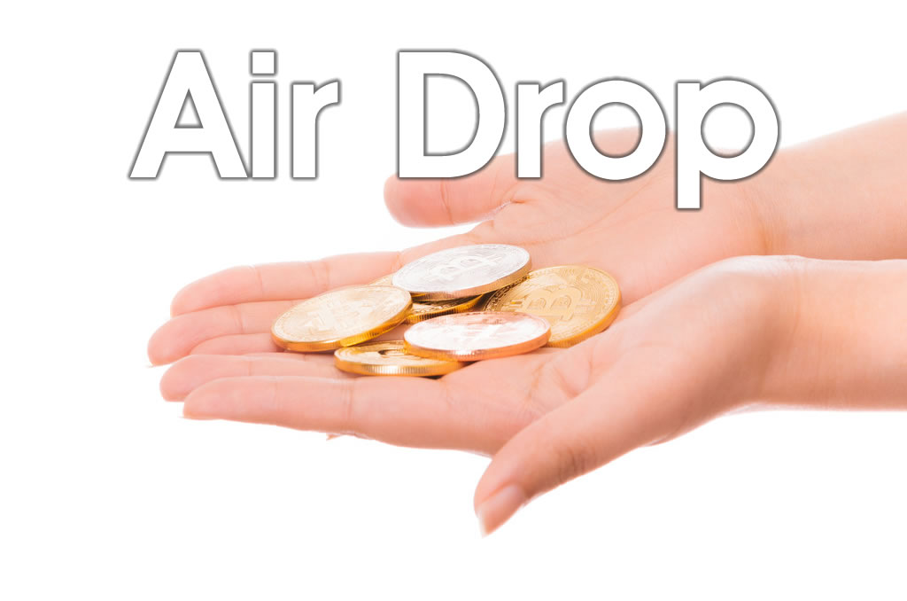 仮想通貨を貰う様子