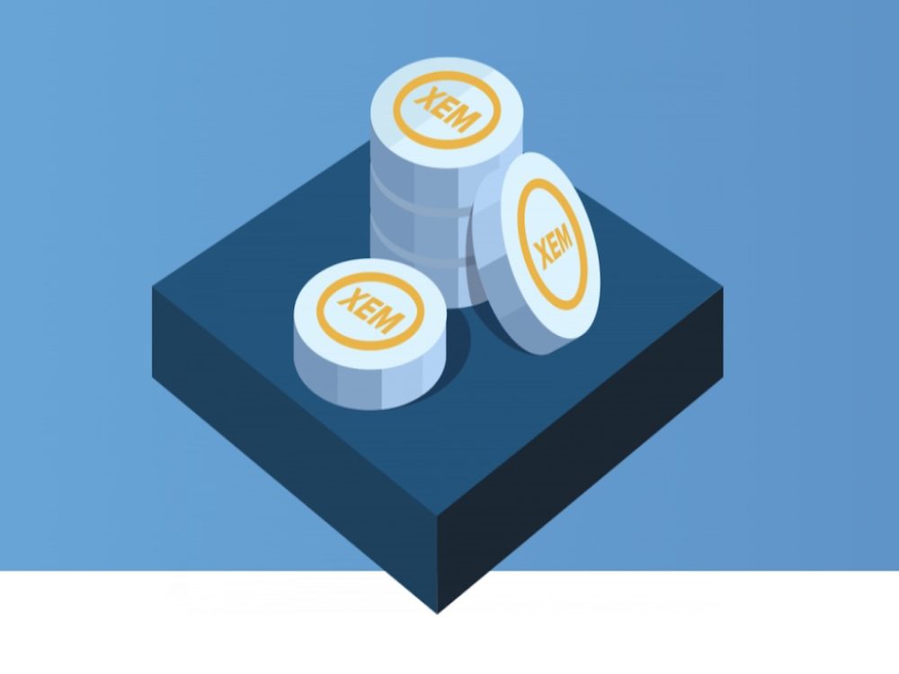 積まれたNEMトークン