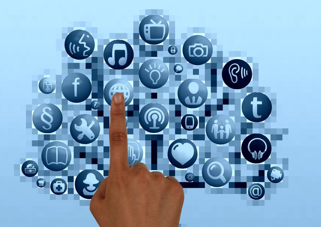 色々なインターネットアイコン