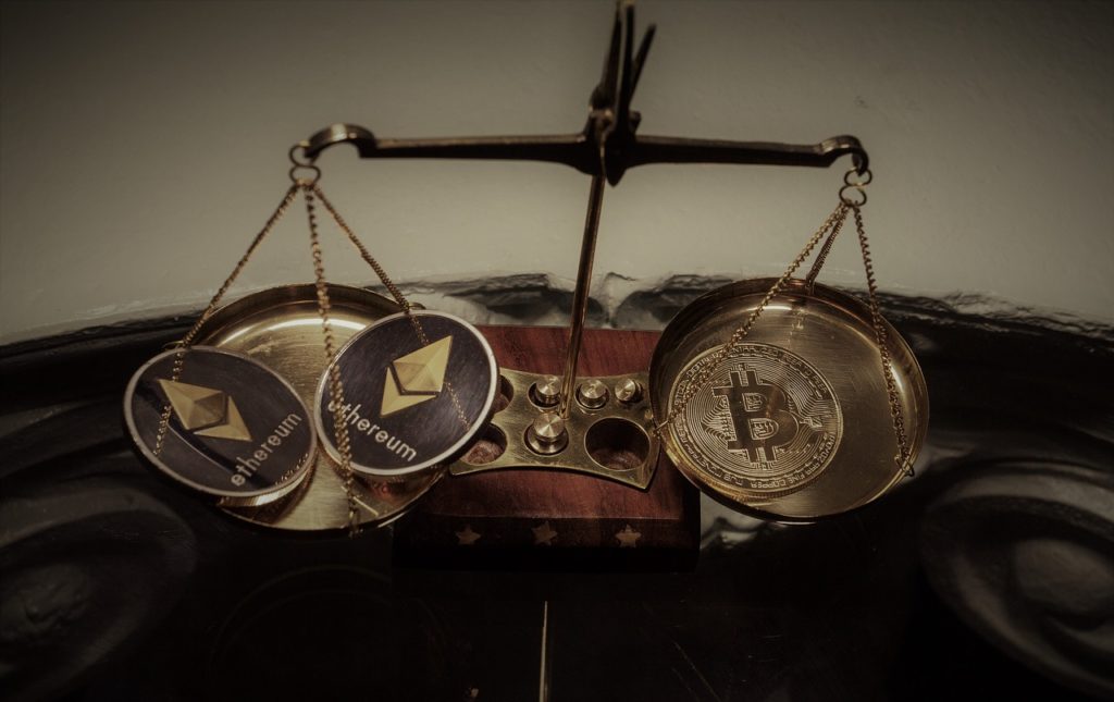 ビットコインとイーサリアムの天秤